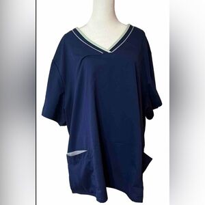 Grey’s Anatomy Active Scrub Top Navy Women’s Size 5XL Plus Size